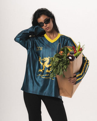Yellow Cairo Boxy Long Sleeve Jersey Jersey IN YOUR SHOE XL