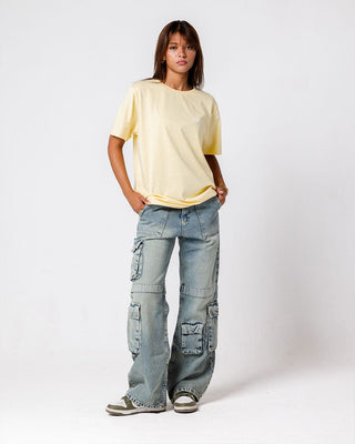 Yellow IYS Printed Regular Tee Printed Regular Tees IN YOUR SHOE