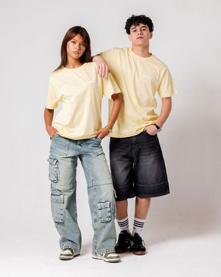 Yellow IYS Printed Regular Tee Printed Regular Tees IN YOUR SHOE XL