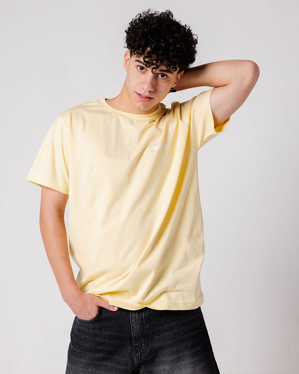 Yellow IYS Printed Regular Tee Printed Regular Tees IN YOUR SHOE M