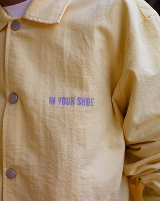 Yellow Printed Regular Windbreaker Windbreaker IN YOUR SHOE