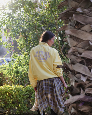 Yellow Printed Regular Windbreaker Windbreaker IN YOUR SHOE