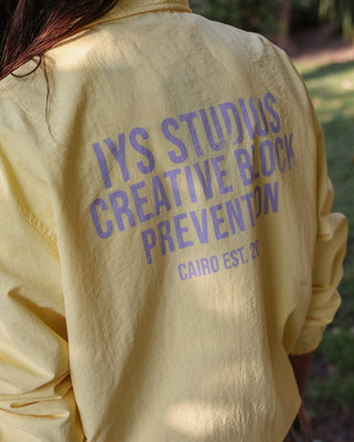 Yellow Printed Regular Windbreaker Windbreaker IN YOUR SHOE
