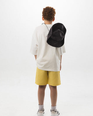 Yellow Striped Kids Boxer Shorts Kids Boxer Shorts IN YOUR SHOE 6-7