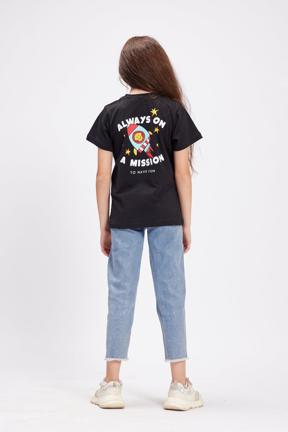 Always On A Mission Printed Tee ( Kids ) Kids Regular Printed Tees IN YOUR SHOE 10-12