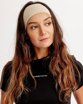 Beige Headband Headband IN YOUR SHOE