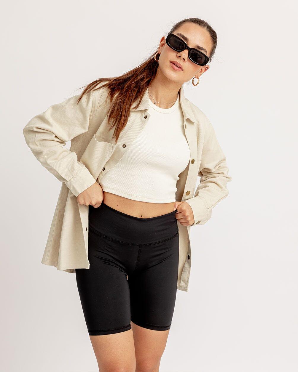 Beige Overshirt Jacket Overshirt IN YOUR SHOE