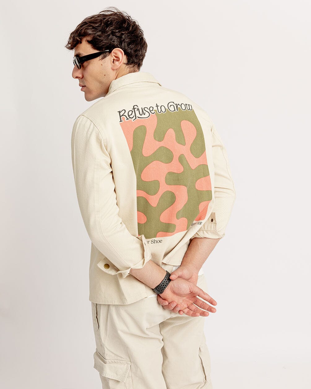 Beige Overshirt Jacket Overshirt IN YOUR SHOE