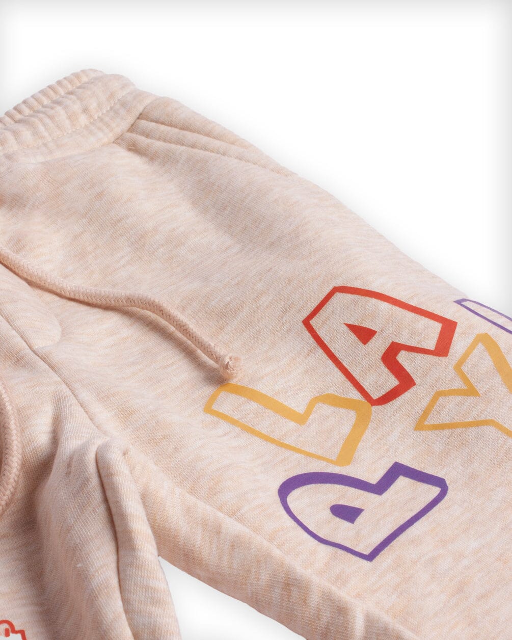 Beige Printed Swants (Kids Sweatpants) Swants (Kids) IN YOUR SHOE