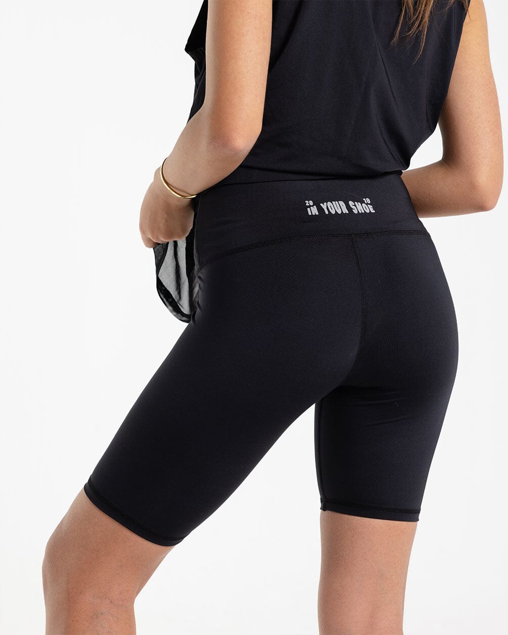 Black Biker Short Biker Short IN YOUR SHOE L