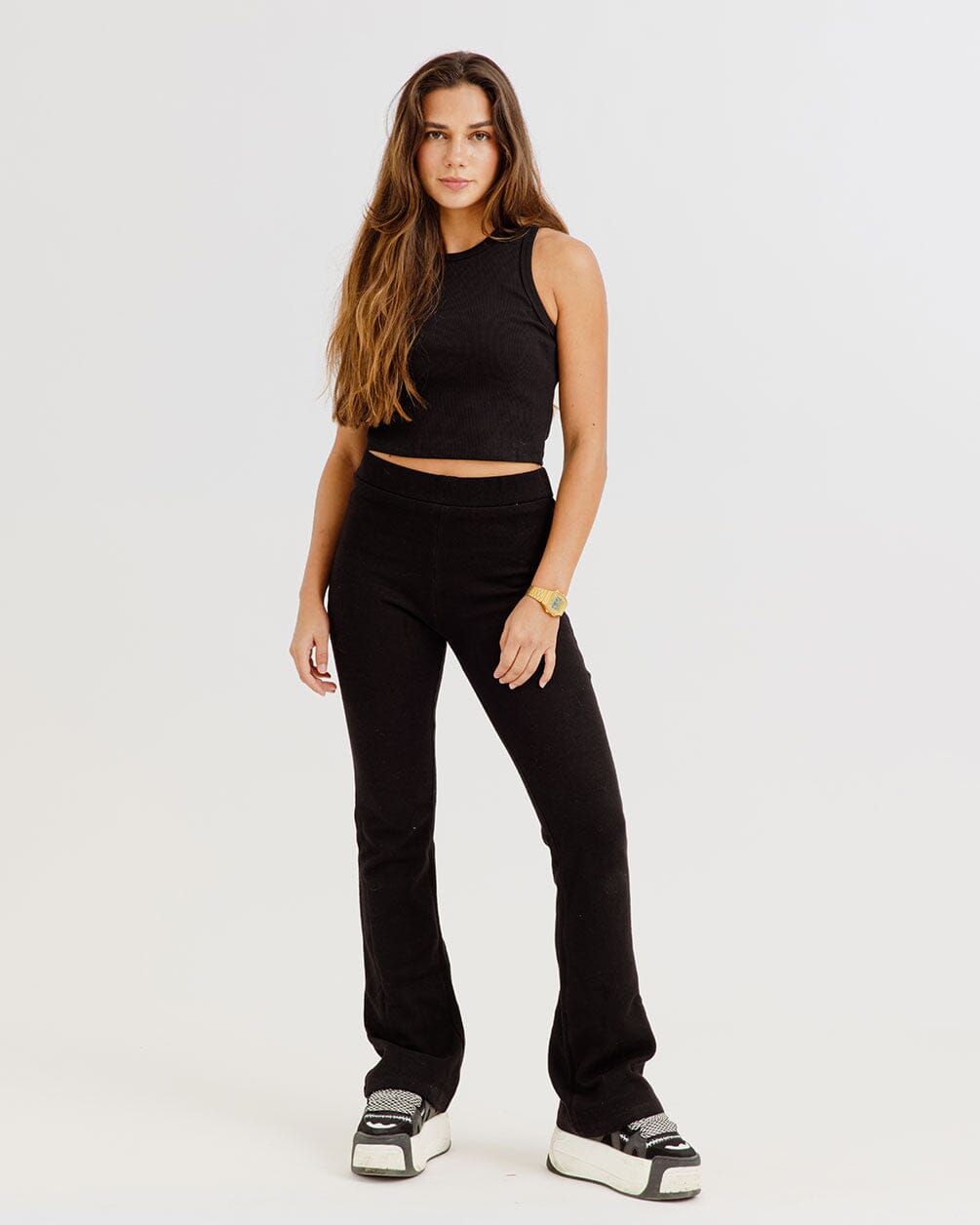 Black Flare Pants Flare Pants IN YOUR SHOE