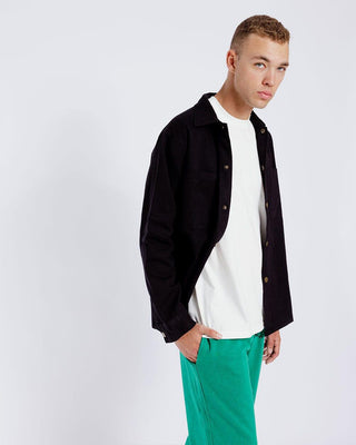 Black Overshirt Jacket Overshirt IN YOUR SHOE