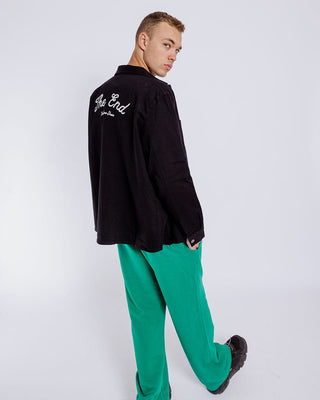 Black Overshirt Jacket Overshirt IN YOUR SHOE