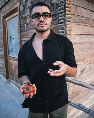 Black Short Sleeve Shirt Short Sleeve Shirt IN YOUR SHOE