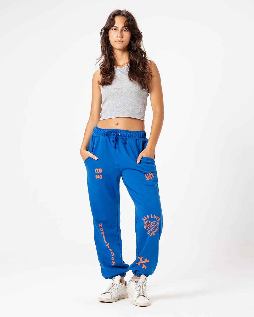 Blue Printed Swants (Sweatpants) Swants IN YOUR SHOE S