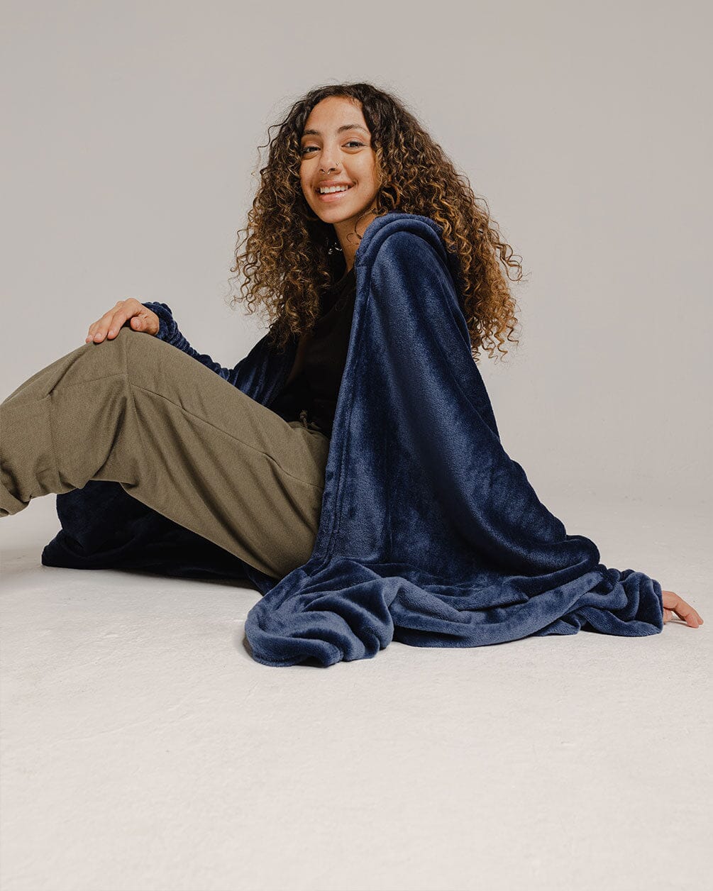 Blue Wearable Blanket wearable blanket IN YOUR SHOE 