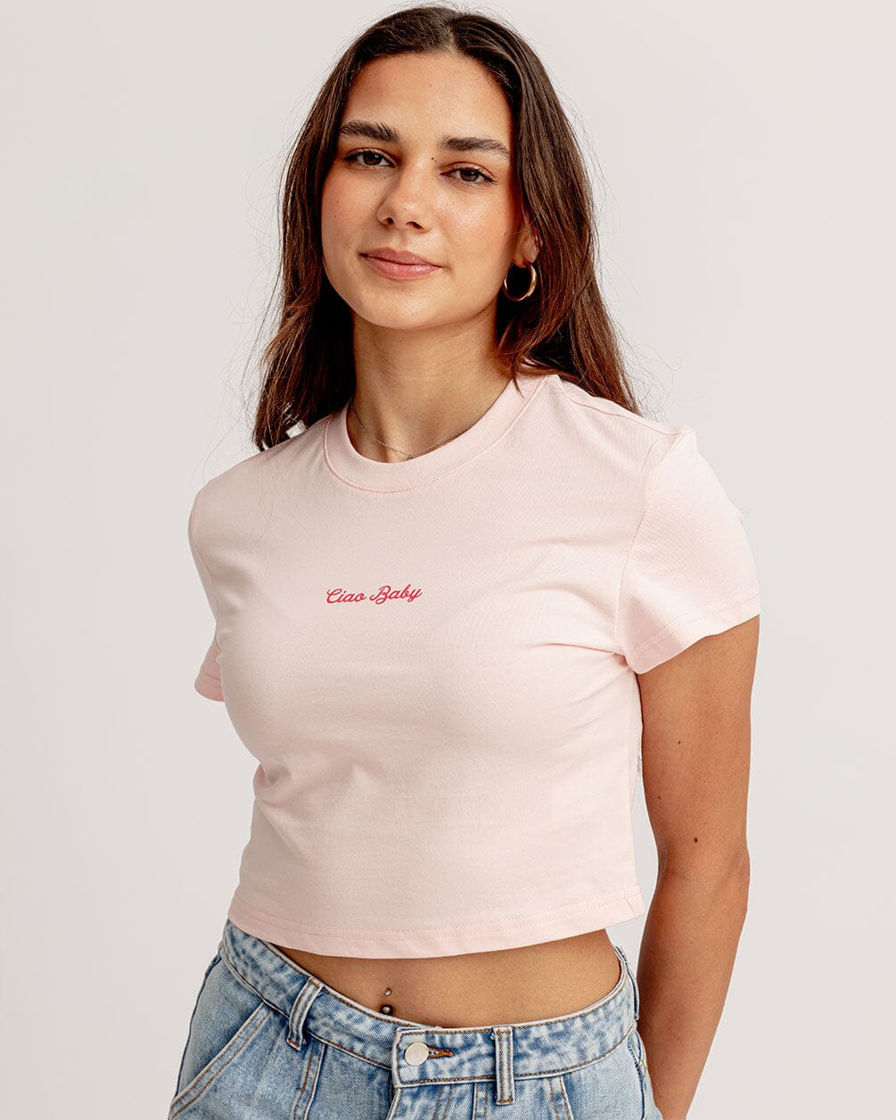 Ciao Baby Cropped Tee Cropped IN YOUR SHOE