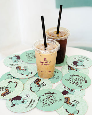 Coasters Pack of 3 Coasters IN YOUR SHOE