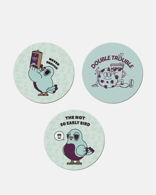 Coasters Pack of 3 Coasters IN YOUR SHOE