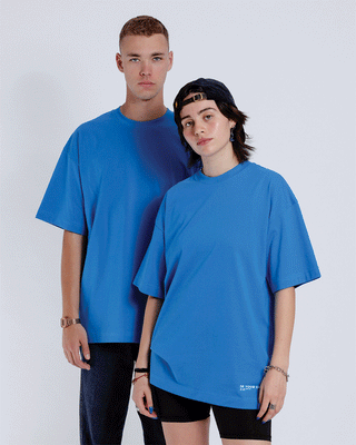 Egyptian Blue Basic Oversized Tee Basic Oversized Tees IN YOUR SHOE
