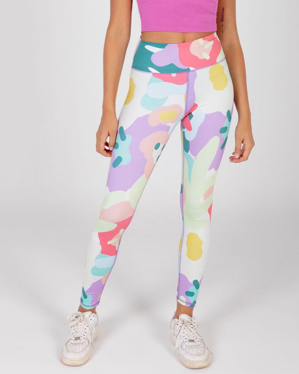 Flower Patches Leggings Leggings IN YOUR SHOE