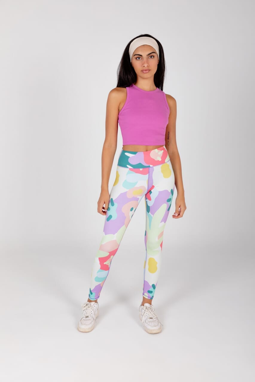 Flower Patches Leggings Leggings IN YOUR SHOE S 