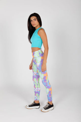 Flower Power Leggings Leggings IN YOUR SHOE S