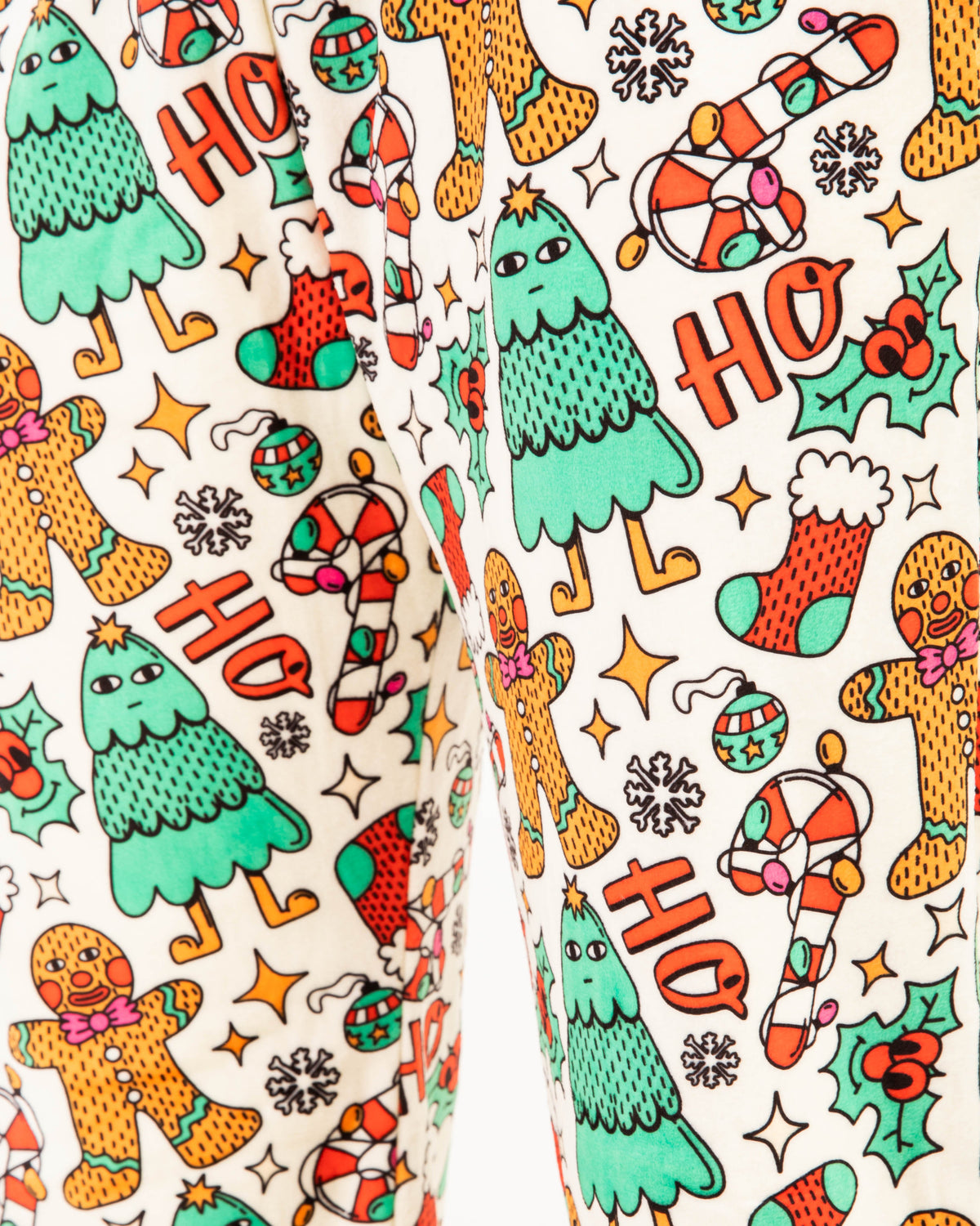Gingerbread White - Fluffy Pjoys Winter Pjoys IN YOUR SHOE
