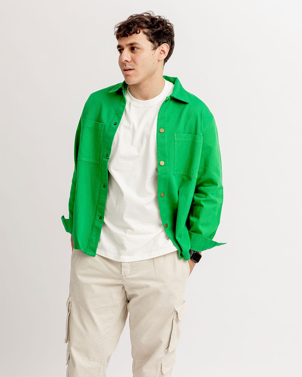 Green Overshirt Jacket Overshirt IN YOUR SHOE