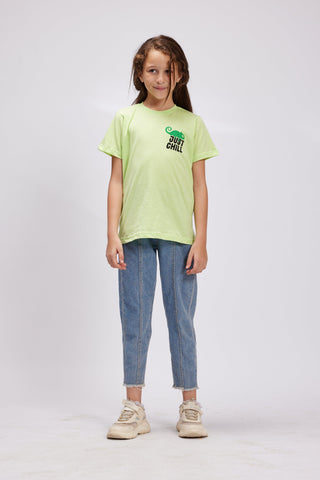 Just Chill Printed Tee ( Kids ) Kids Regular Printed Tees IN YOUR SHOE 8-10