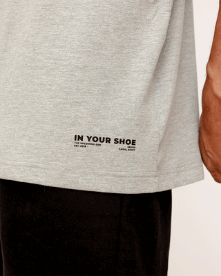 Light Grey Basic Oversized Tee Basic Oversized Tees IN YOUR SHOE