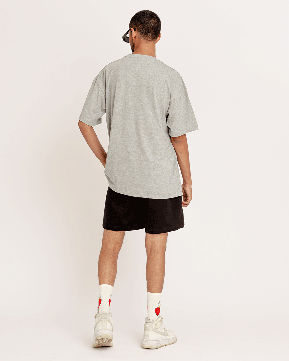 Light Grey Basic Oversized Tee Basic Oversized Tees IN YOUR SHOE