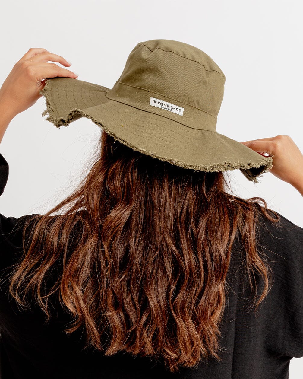 Olive Green Floppy Hat Floppy Hat IN YOUR SHOE