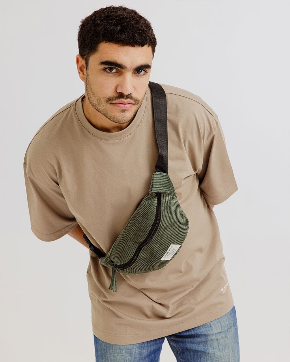 Olive Grey Fanny Pack Fanny IN YOUR SHOE 