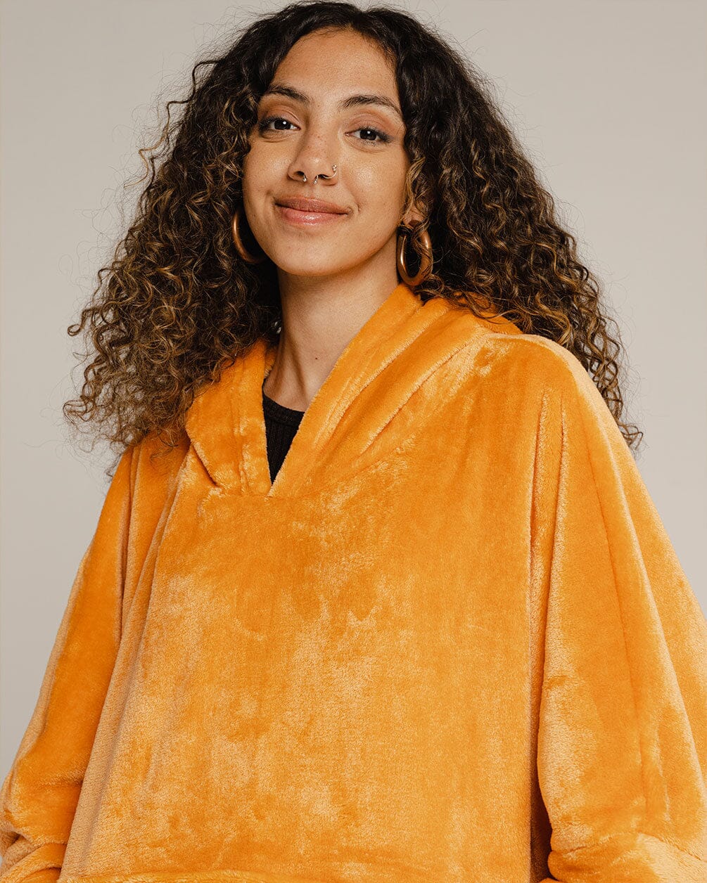 Orange Hoodie Blanket hoodie blanket IN YOUR SHOE 