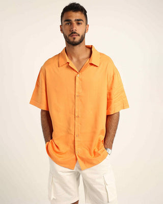 Orange Short Sleeve Shirt Short Sleeve Shirt IN YOUR SHOE