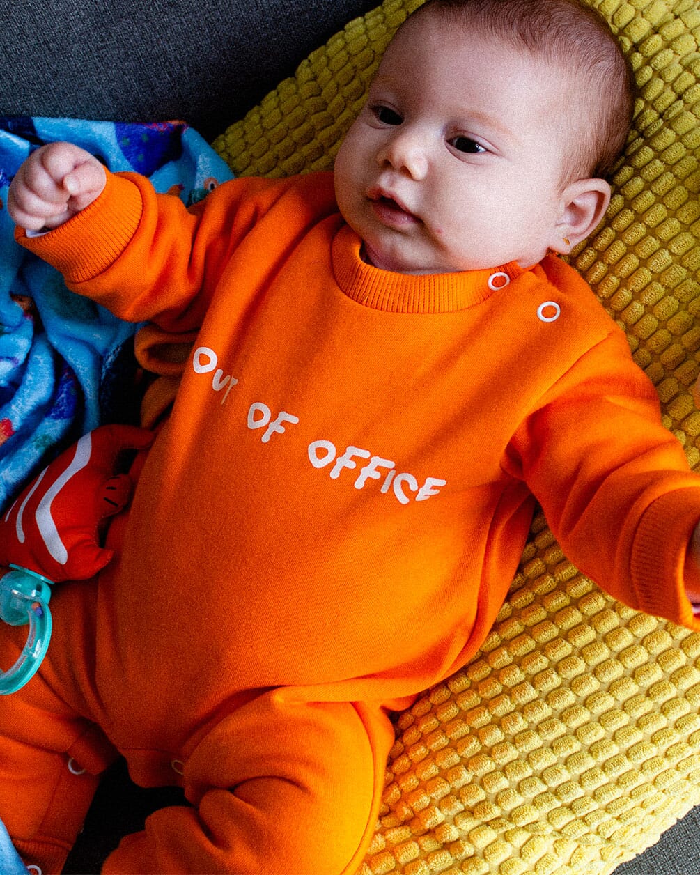 Out Of Office Babysuit (Kids) Kids Onesies IN YOUR SHOE 3-6 Months 