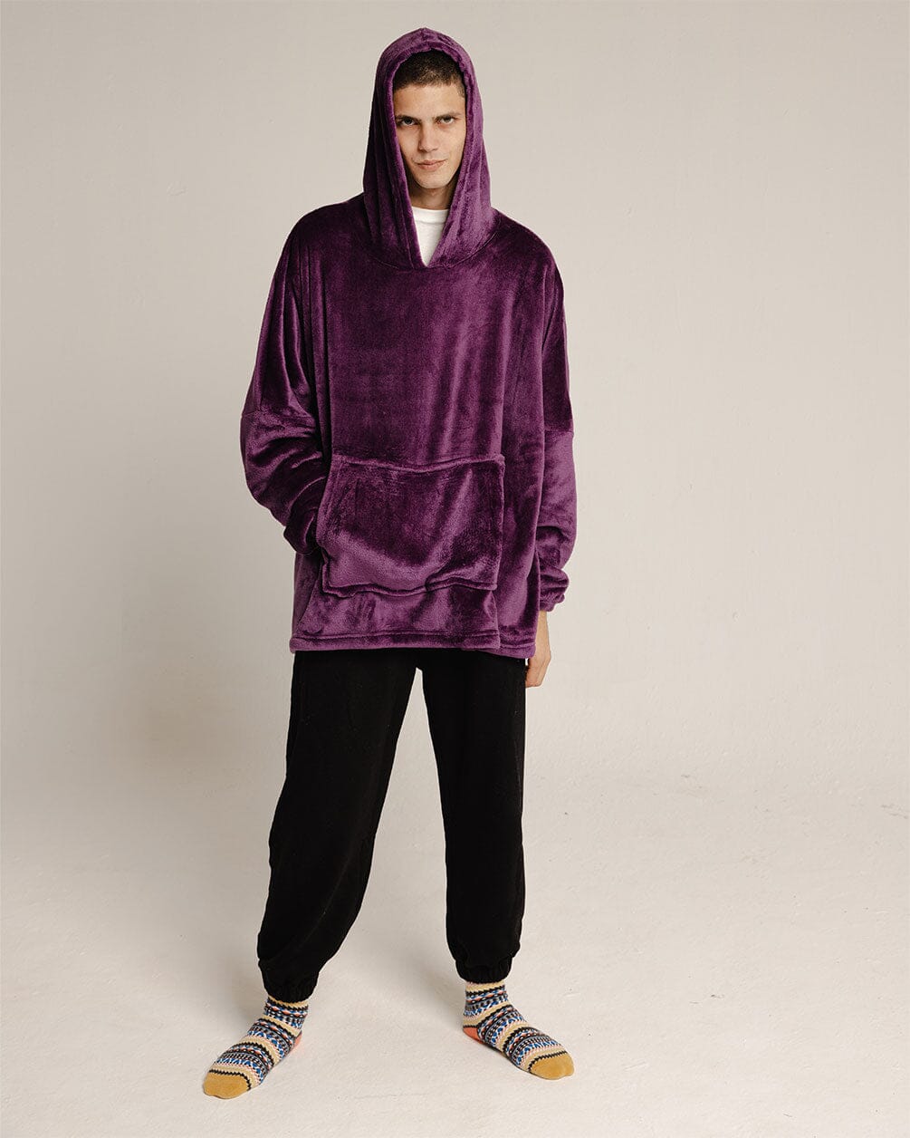 Purple Hoodie Blanket hoodie blanket IN YOUR SHOE 