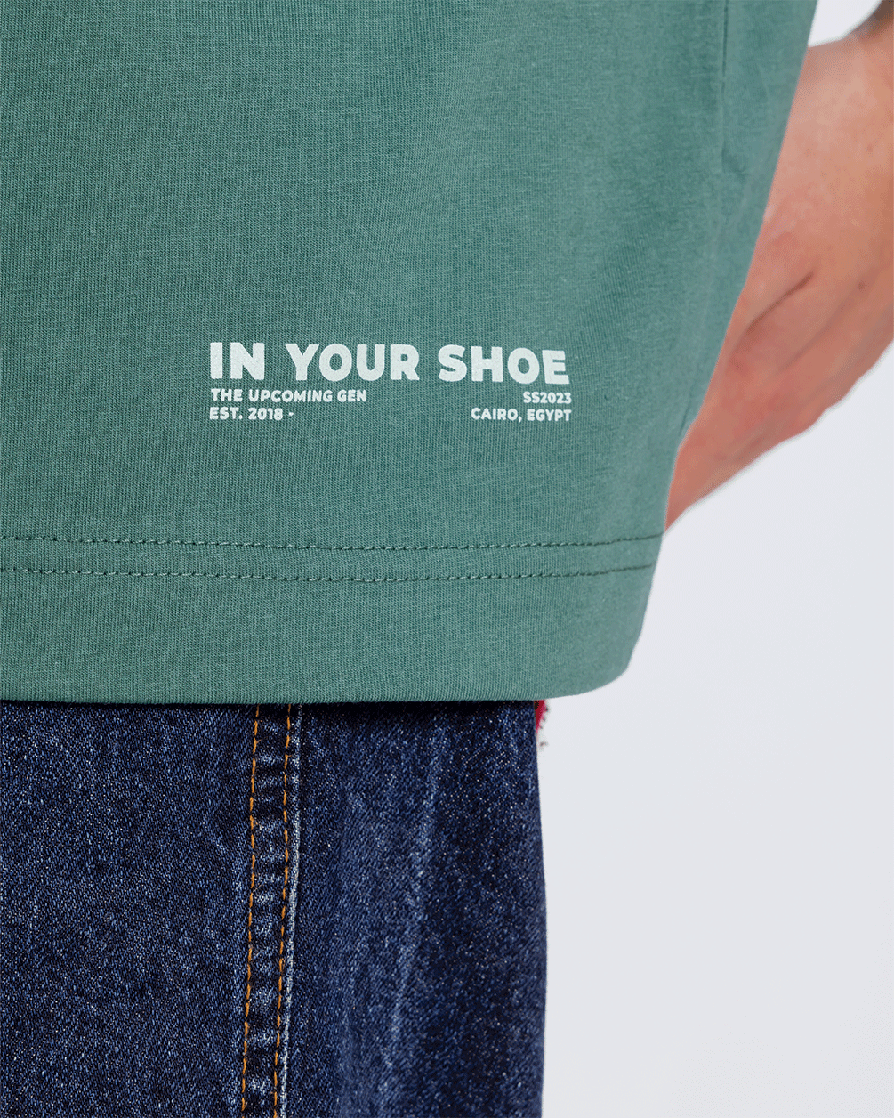 Sea Green Basic Oversized Tee Basic Oversized Tees IN YOUR SHOE