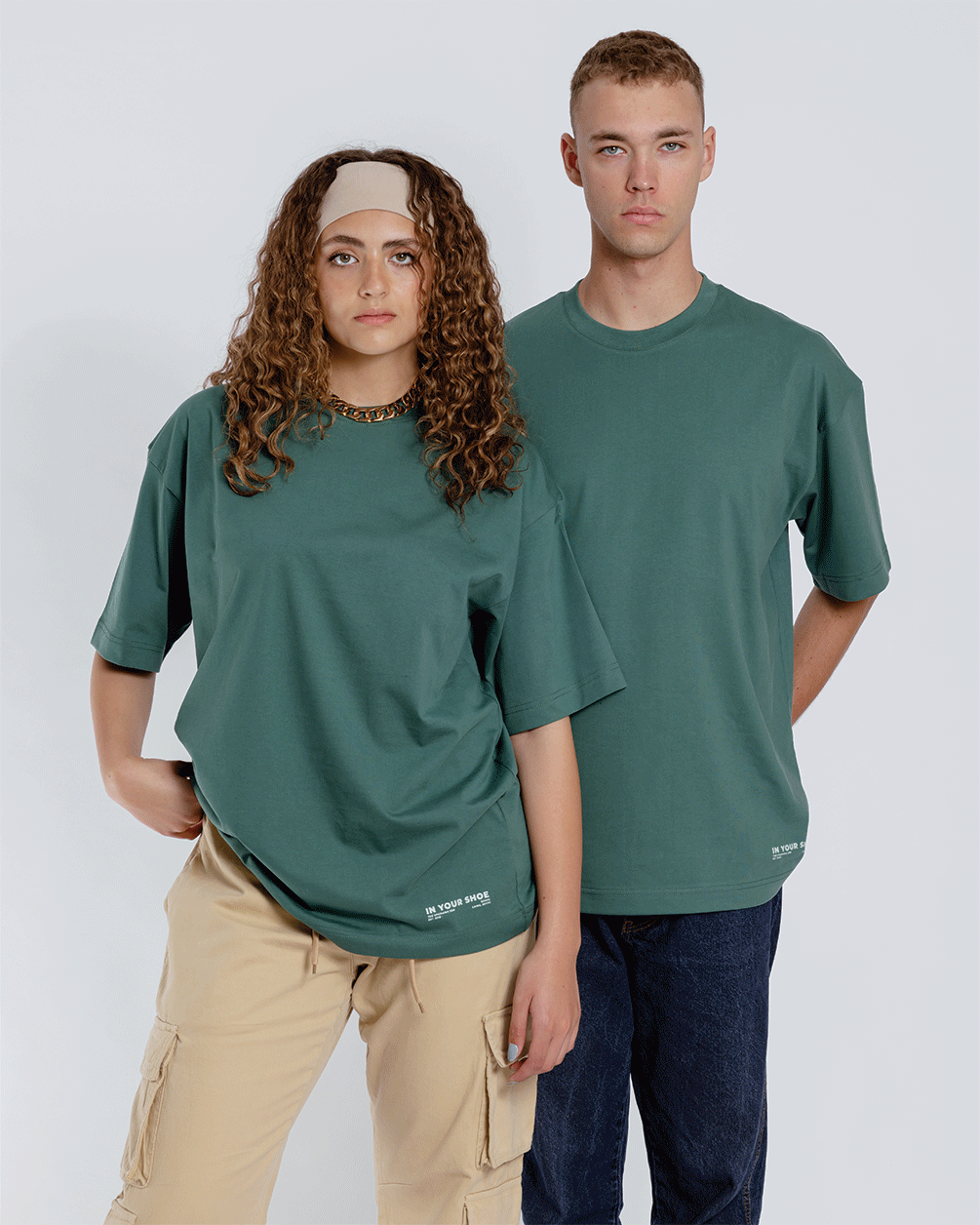 Sea Green Basic Oversized Tee Basic Oversized Tees IN YOUR SHOE