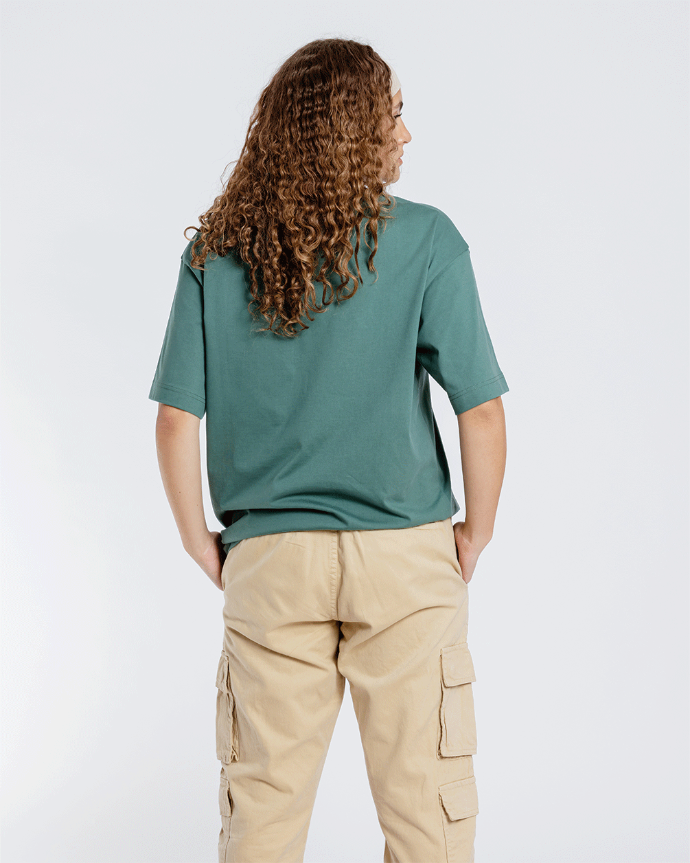 Sea Green Basic Oversized Tee Basic Oversized Tees IN YOUR SHOE