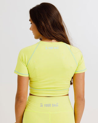 Seamless Lime Leggings Leggings IN YOUR SHOE L