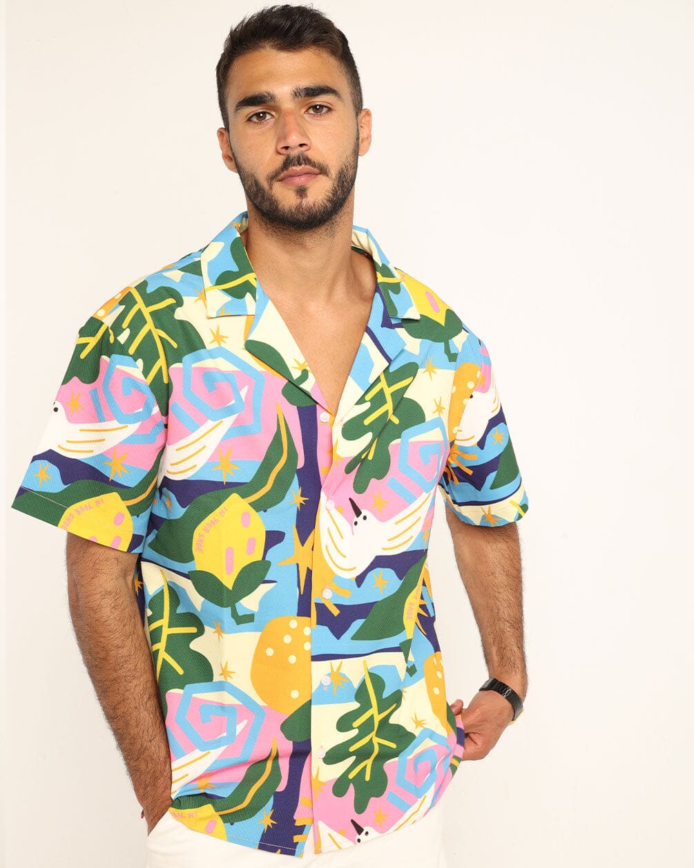 Tropical Island Hawaiian Shirt Hawaiian Shirt IN YOUR SHOE L-XL