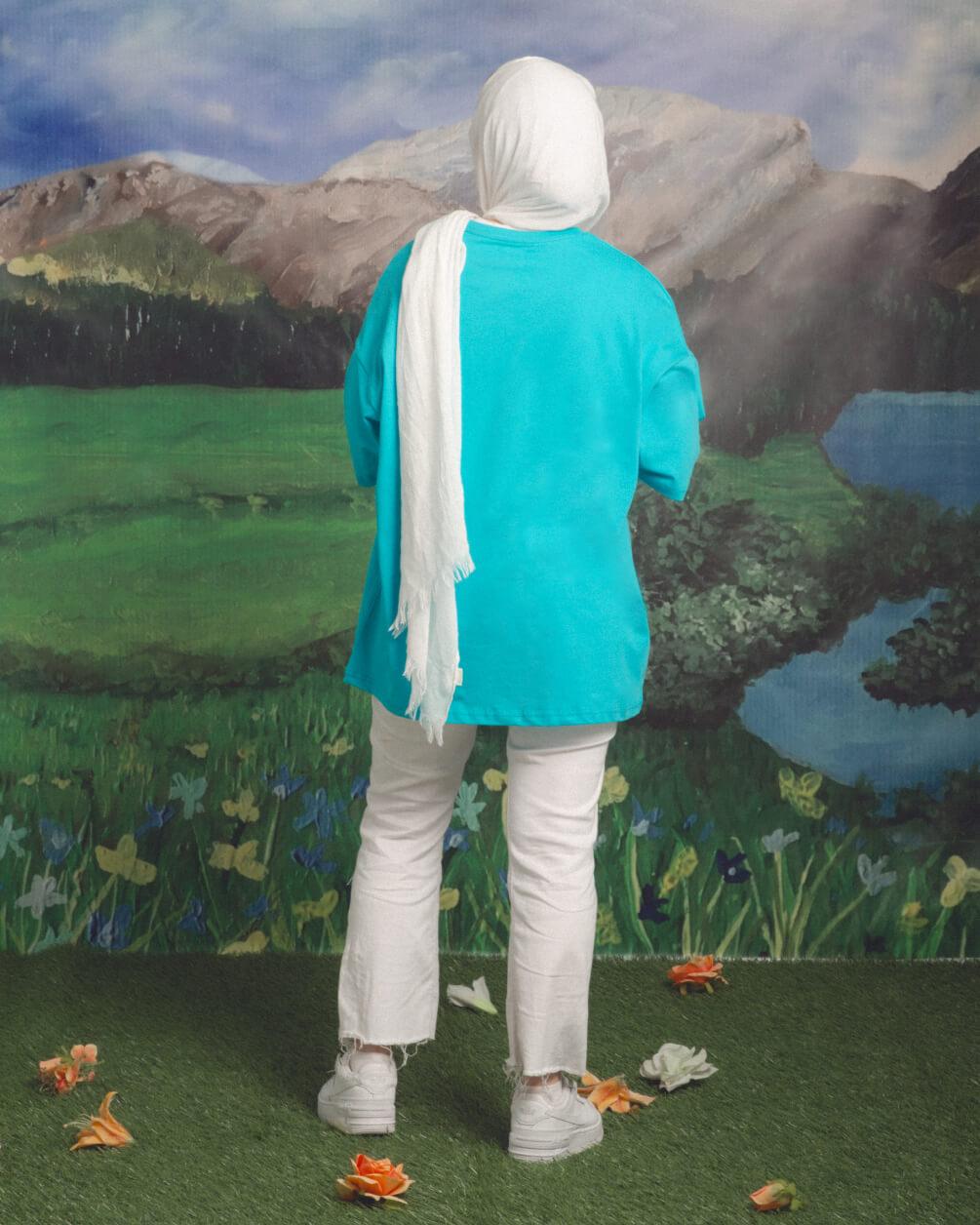 Turquoise - Basic Oversized Tees Basic Oversized Tees IN YOUR SHOE