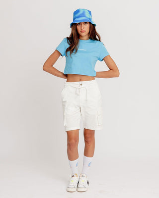 White Cargo Short Cargo Shorts IN YOUR SHOE