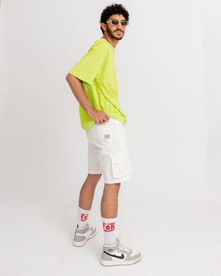 White Cargo Short Cargo Shorts IN YOUR SHOE