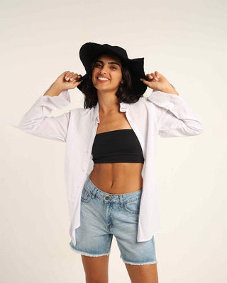 White Linen Shirt Linen Shirt IN YOUR SHOE S