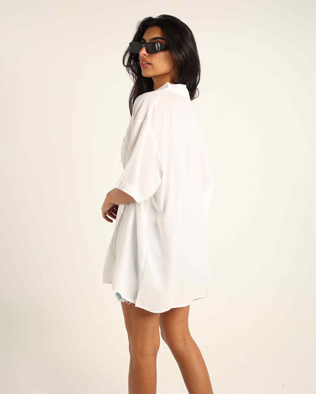 White Short Sleeve Shirt Short Sleeve Shirt IN YOUR SHOE