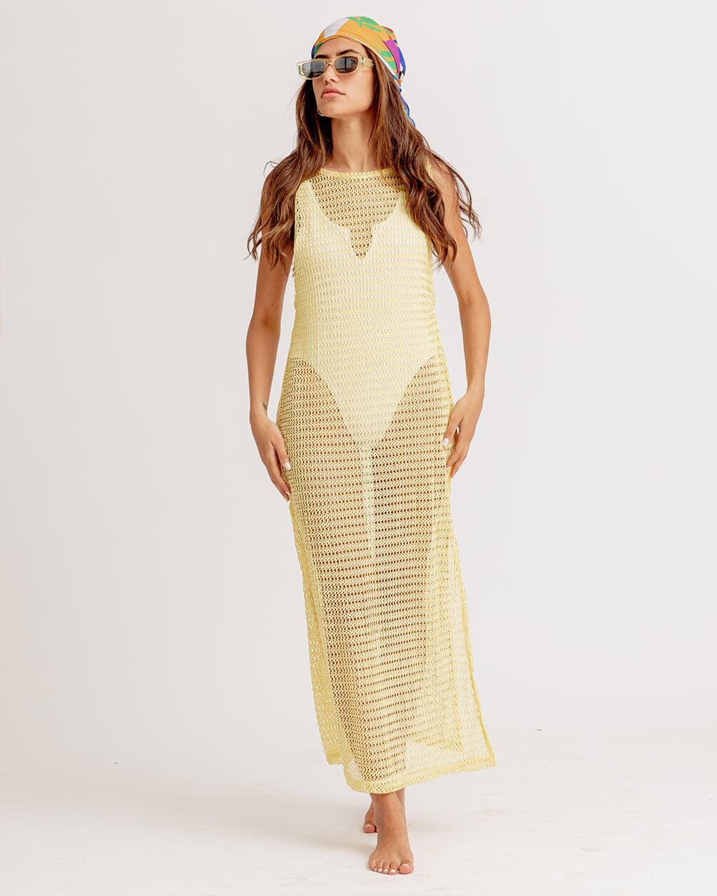 Yellow Fishnet Dress Fishnet Dress IN YOUR SHOE