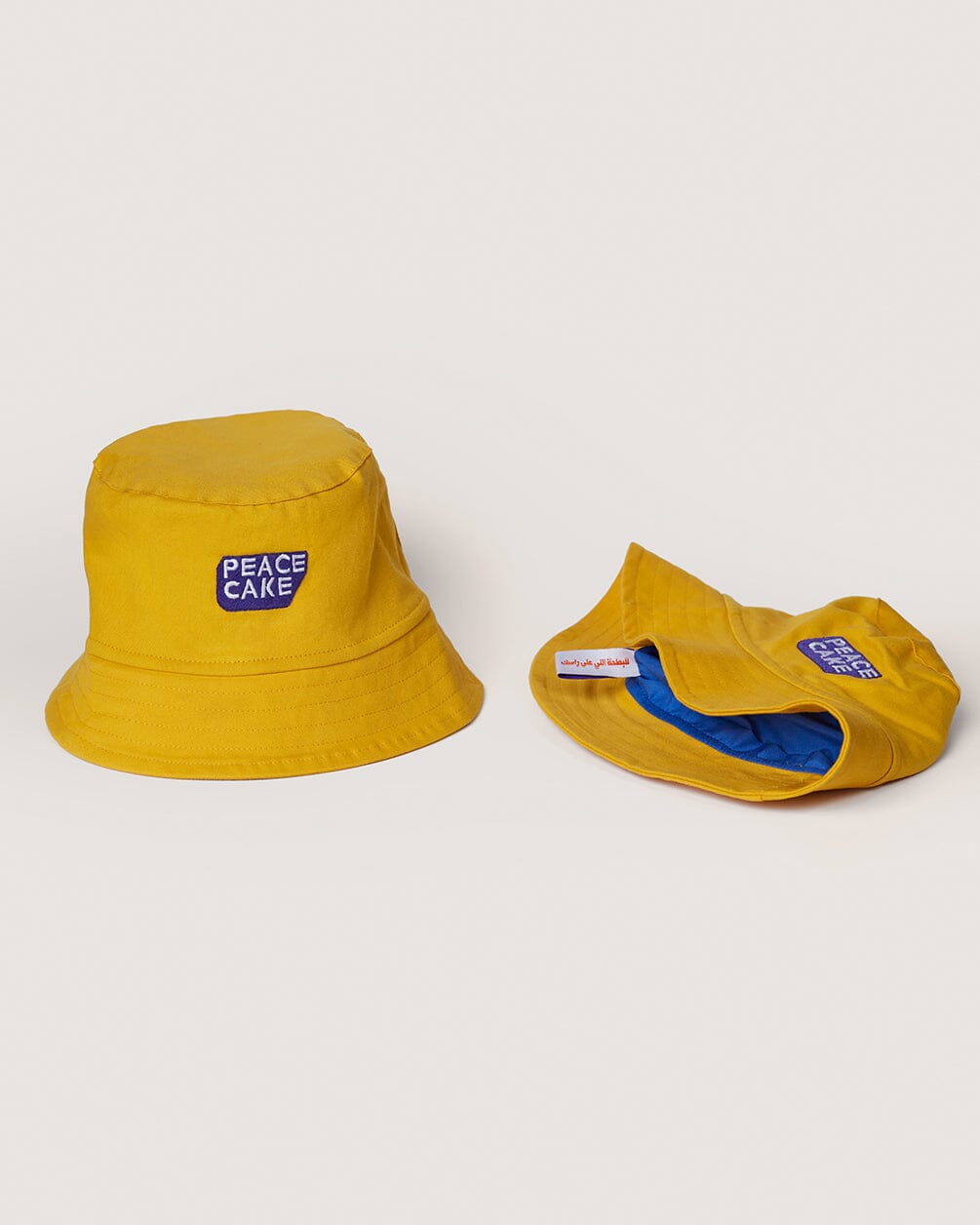 Yellow Peace Cake Bucket Hat Bucket IN YOUR SHOE x Peace Cake 